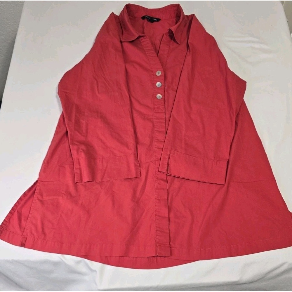 Zac & Rachel Women's XL Red Blouse